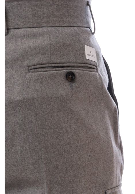 Pantalone cargo flanella di lana stretch MANUEL RITZ | Pantaloni | 3532P1698 23050197